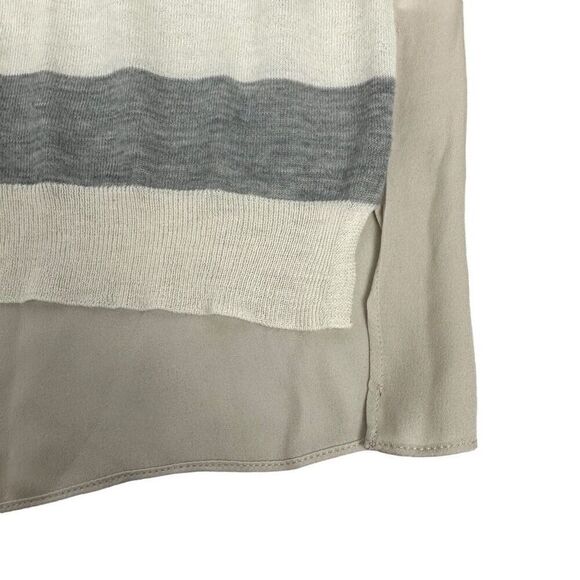 Mason V-Neck Cashmere Silk Sweater Size Large - Picture 4 of 6